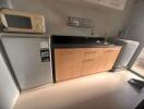 Compact kitchen with essential appliances