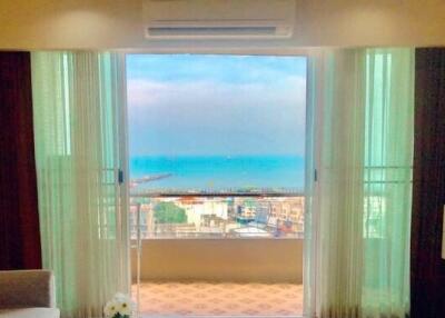 Living room with ocean view