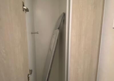 Closet with ironing board