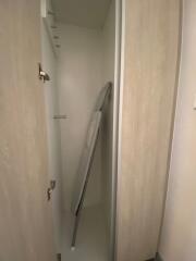 Closet with ironing board