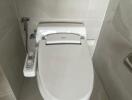 Modern restroom with advanced bidet