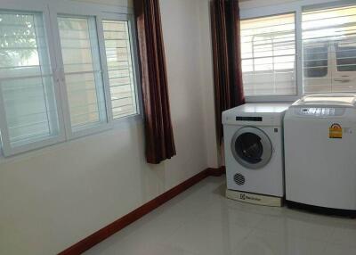 Utility room with washing machines