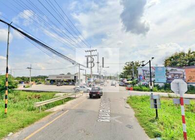 Street view with commercial area