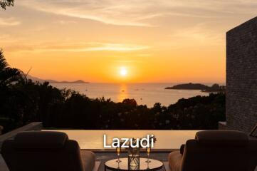 Elegant 4-Bedroom Villa with Breathtaking Sea Views in Plai Laem