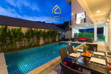 Modern Villa with 4 Bedrooms in Rawai for Rent