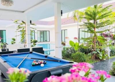 Patio with Pool Table and Garden View