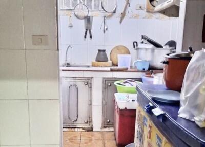 View of a kitchen from an adjacent room