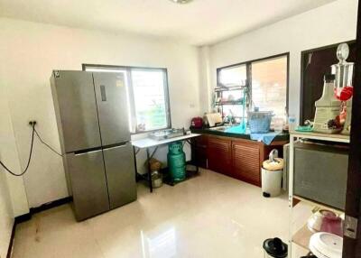 Spacious kitchen with modern appliances