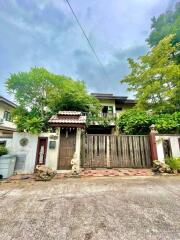 Exterior view of a house with greenery