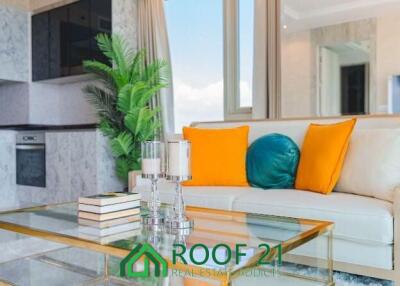 Luxury High-Rise Condo in Pattaya: Beach Access, Foreign Quota, Sea View, Spacious 2 Bedrooms