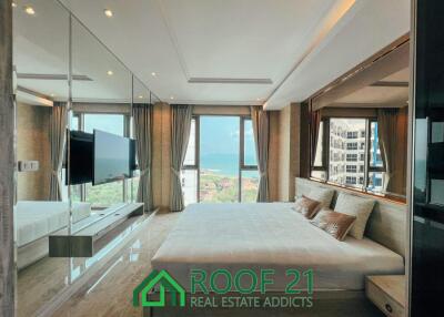 Luxury High-Rise Condo in Pattaya: Beach Access, Foreign Quota, Sea View, Spacious 2 Bedrooms