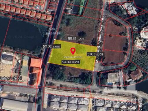 2 Rai 2 Ngan Land for Sale in Windmill Park, Bang Phli, Samut Prakan