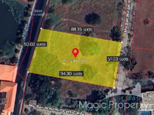 2 Rai 2 Ngan Land for Sale in Windmill Park, Bang Phli, Samut Prakan