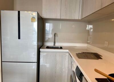 Modern kitchen with built-in appliances