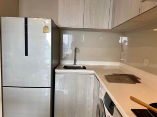 Modern kitchen with built-in appliances