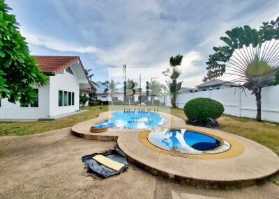 Outdoor area with swimming pool and surrounding landscape