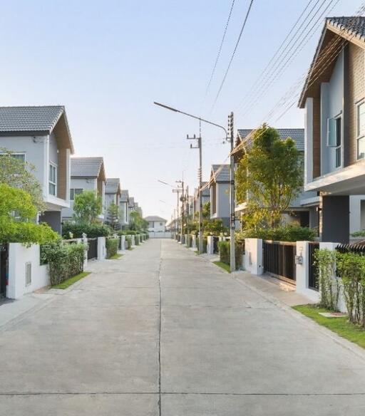 For Sale Pathum Thani Single House Baan Fah Piyarom Nordern Lam Luk Ka