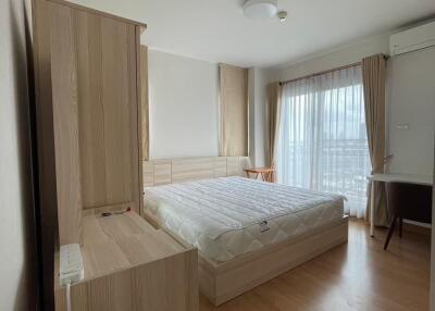 Modern bedroom with natural lighting