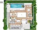 1st Floor Plan - The Flora: Luxury Tropical Pool Villas