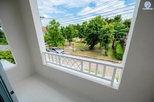 View of a balcony with a scenic landscape