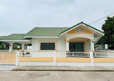 Front view of the house