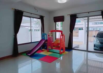 Living Room with Indoor Playground for Kids