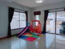 Living Room with Indoor Playground for Kids