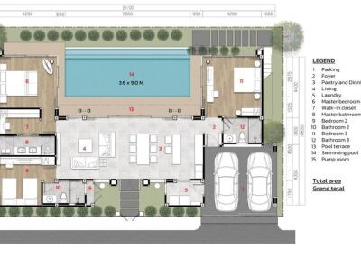 Floor plan of a residential property