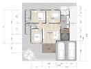 Floor plan of a property with dimensions