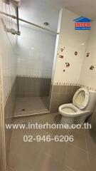 Bathroom with shower and toilet