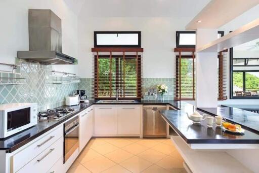 Modern Kitchen with Appliances and Natural Light