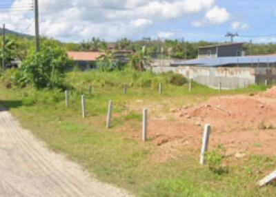 Vacant land with clear sky