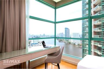 Luxurious 2-Bedroom Condo for Rent with Breathtaking Chao Phraya River Views