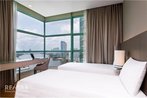 Luxurious 2-Bedroom Condo for Rent with Breathtaking Chao Phraya River Views