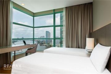 Riverside 2-Bedroom Condo for Rent with 140sqm beside Chao Phraya River