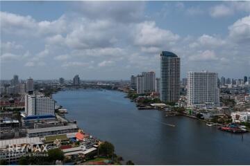 Riverside 1Bed Condo for Rent with Spectacular Chao Phraya River Views