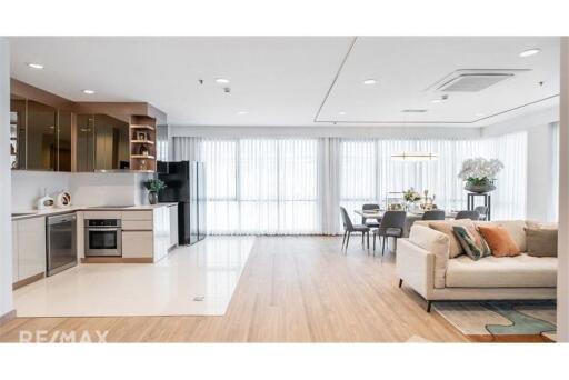 Luxurious 3-Bedroom Condo for Rent in Sathorn - Brand New Low-Rise Building