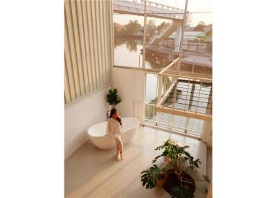 For Rent: Charming Canal House Sukhumvit - Spacious 2-Story Townhouse
