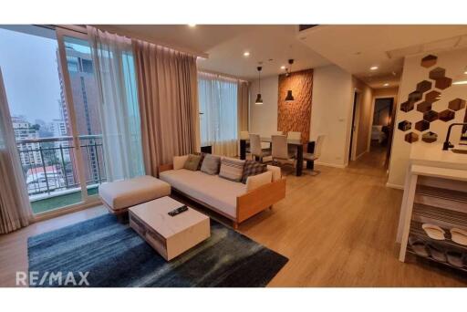 Modern 2 Bed Condo for Rent near BTS Asoke, Sukhumvit 23  Close to MRT Sukhumvit