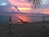 Sunset view at the beach