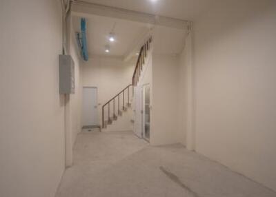 Empty indoor space with staircase