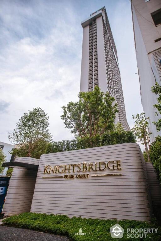 1-BR Condo at Knightsbridge Prime Onnut near BTS On Nut