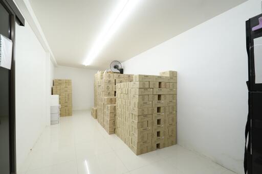 Storage room with boxes