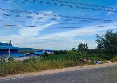 Scenic outdoor view with greenery and blue sky