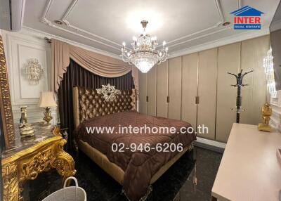 Luxury bedroom with ornate furnishings