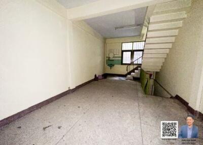 Empty building interior with staircase