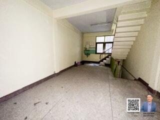 Empty building interior with staircase