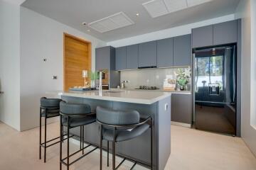 Modern kitchen with sleek design