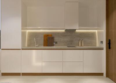 Modern kitchen with minimalist design