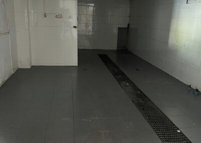 Empty commercial kitchen space